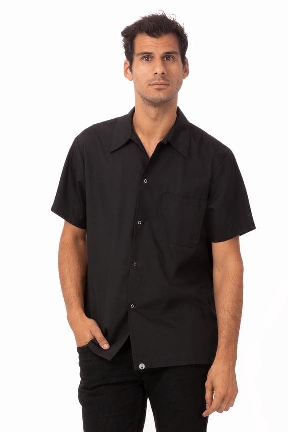 Mens Utility Cook Shirt (KCBLBLKXL)