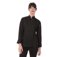 thumbnail image 1 of Chef Works Hartford Women’s Chef Coat with Cool Vent Side Panels, Lightweight Chef Jacket, XS, Black, 1 of 5
