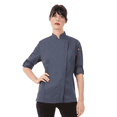 thumbnail image 1 of Chef Works Hartford Women’s Chef Coat with Cool Vent Side Panels, Lightweight Chef Jacket, 3XL, Blue, 1 of 6