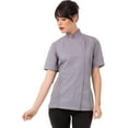 thumbnail image 1 of Chef Works Women's Springfield Chef Coat, Grey Chef Jacket with Cool Vent Side Panels, XL, 1 of 8