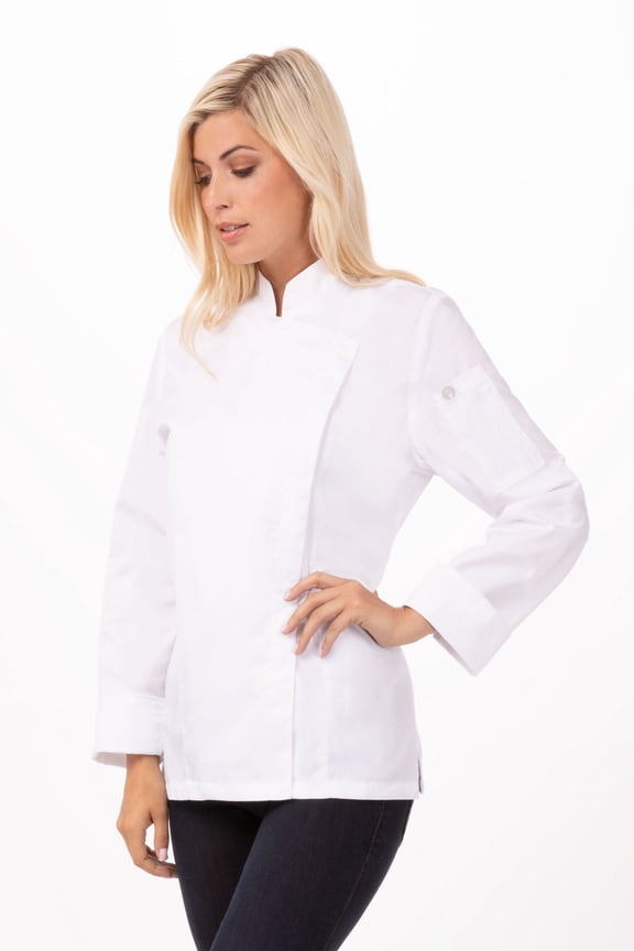 Womens Lansing Chef Coat (BCWMC007WHTXL)