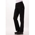thumbnail image 1 of Chef Works Womens Lightweight Slim Chef Pants (PBN01WBLKS), 1 of 7