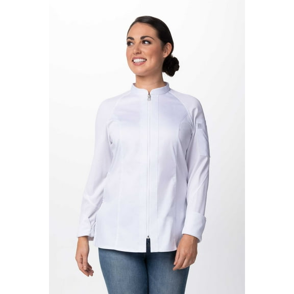 Chef Works Womens Nepal Chef Coat (CBZ02WWHT2XL)
