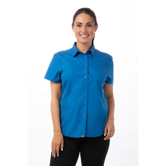 Chef Works Womens Universal Shirt (CSWVBLU2XL)