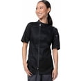 thumbnail image 1 of Chef Works Varkala Women's Chef Coat, Cool Vent Zippered Chef Jacket with Pockets, Black, Medium, 1 of 5