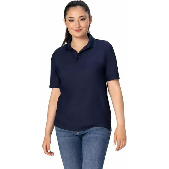 Chef Works Women's Polo Shirt, Navy, Large