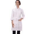thumbnail image 1 of Chef Works Unisex Half Bistro Server Apron, Kitchen Apron with Pocket, White, 1 of 6