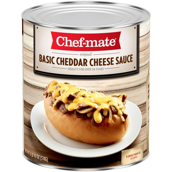 Chef-mate Basic Cheddar Cheese Sauce 6.62 lb. Can