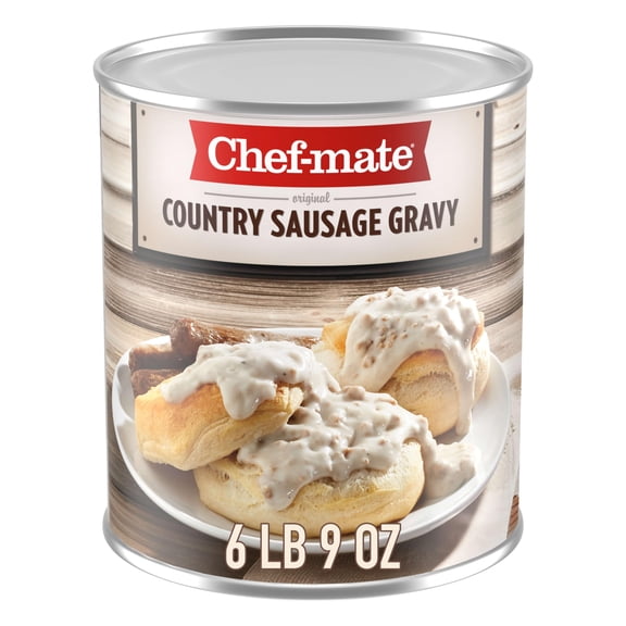 Chef-mate Country Sausage Gravy Breakfast Biscuits 6 lb 9 oz Can