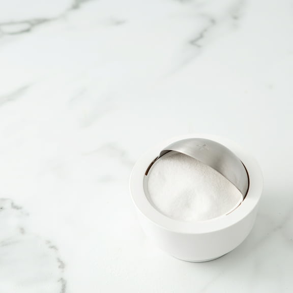 Chef'n Dash Salt Cellar with Flip Top Cover, White