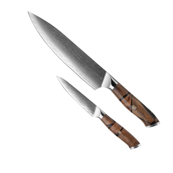 Chef's Choice 2-Piece Knife Set - 8" Chef Knife & 5" Utility Knife, High Carbon Stainless Steel, Ultra-Sharp Ergonomic Gift Set for Home Kitchen