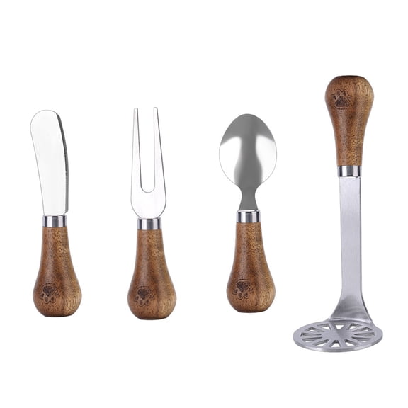 Chef's Choice Multipurpose Cheese Fork, Stainless Steel Vertical Knife Set, Ideal for Charcuterie Board Accessories, Serving Fork for Cheese, Perfect Kitchen Companion & Gift for