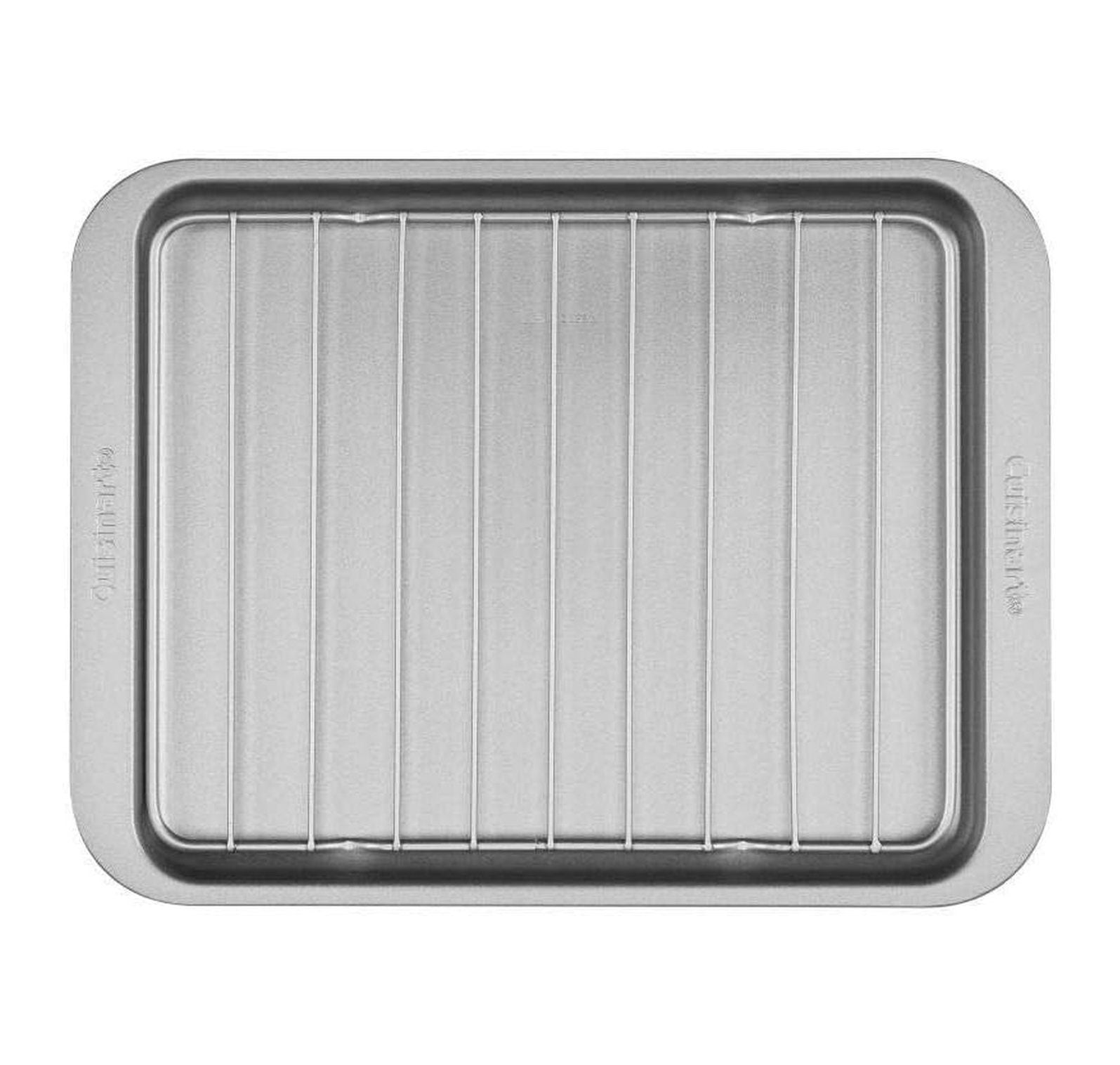 Image showcasing Chef's Classic Non-Stick Toaster Oven Broiler Pan with Rack - Fits in ...