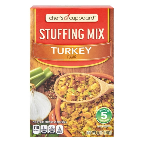 Chef's Cupboard Turkey Stuffing Mix, 3 Pack, 6 Oz