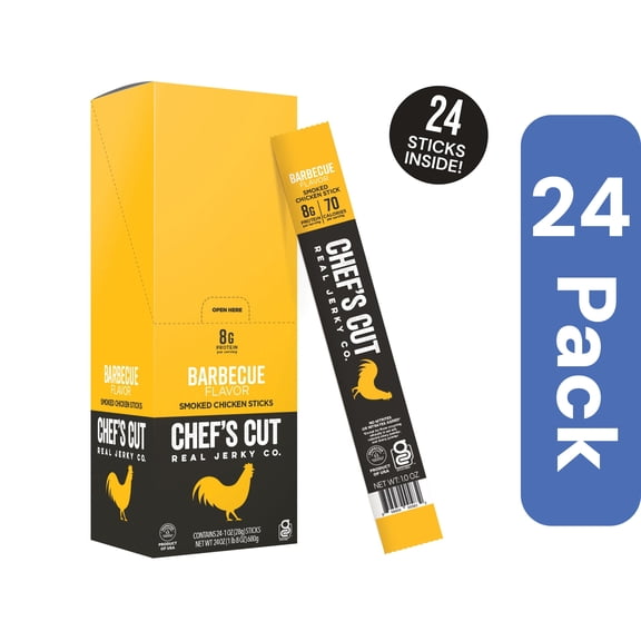 Chef's Cut BBQ Chicken Snack Stick 1 oz Pack Of 24
