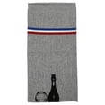 thumbnail image 1 of Chef's French Culinary Cotton Kitchen Towel - 28x20 Inch - Wine & Delicacies Design for Gourmet Kitchens, 1 of 4