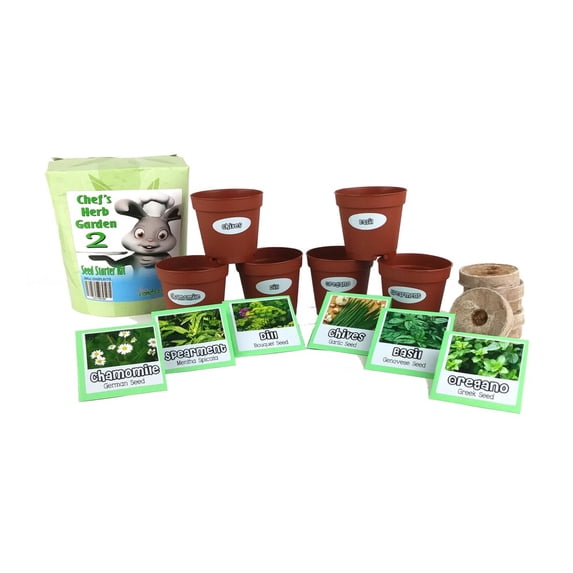 Chef’s Herb Garden 2 Seed Starter Kit