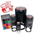 thumbnail image 1 of Chef's Kiss Compliment Cook Perfect Self-Inking Rubber Stamp for Stamping Ink Stamper Crafting Planners - 3/4 Inch Small - Pink Ink, 1 of 7