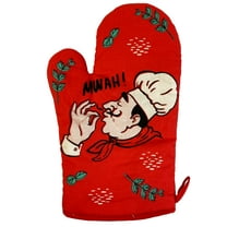 Chef's Kiss Oven Mitt Funny Italian Cooking Culinary Foodie Kitchen Glove