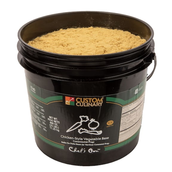 Chef s Own Base Chicken Style Vegan Gf S/O, Gluten Free, 25 Pound, Pack of 1