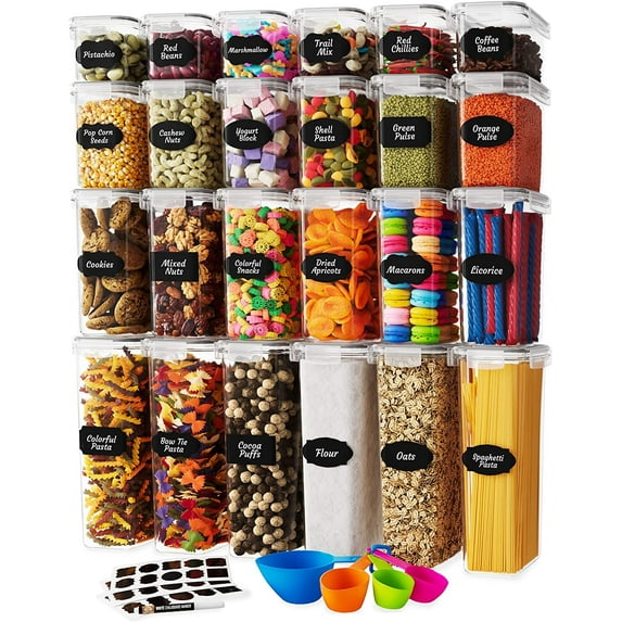 Chef's Path Airtight Food Storage Container Set of 24