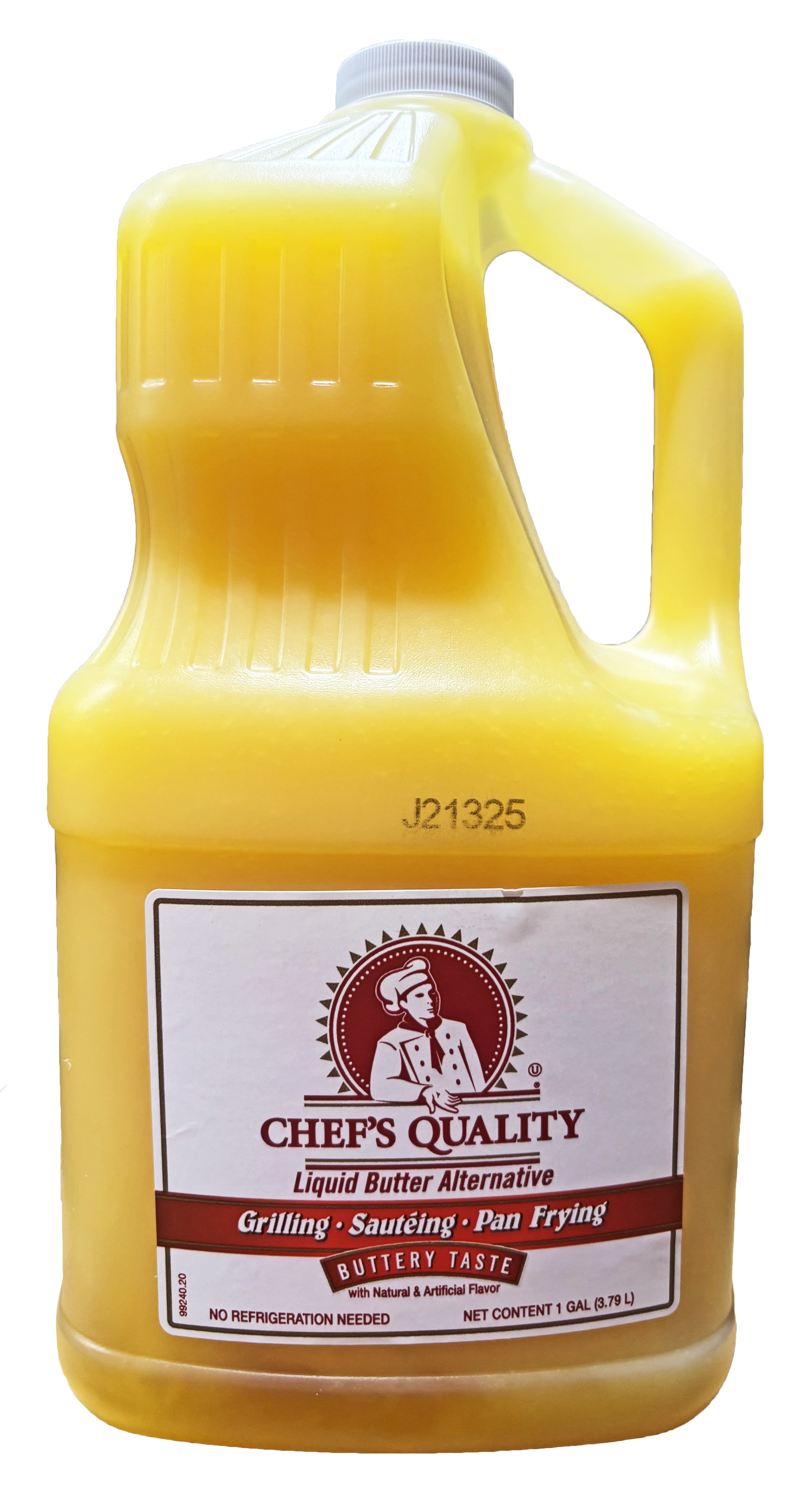 Chef's Quality Liquid Butter Alternative | Grilling Sauteing Pan Frying |  Buttery Taste | Kosher | 1 Gallon