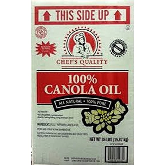Chef's Quality Canola Frying Oil, 35 Pound