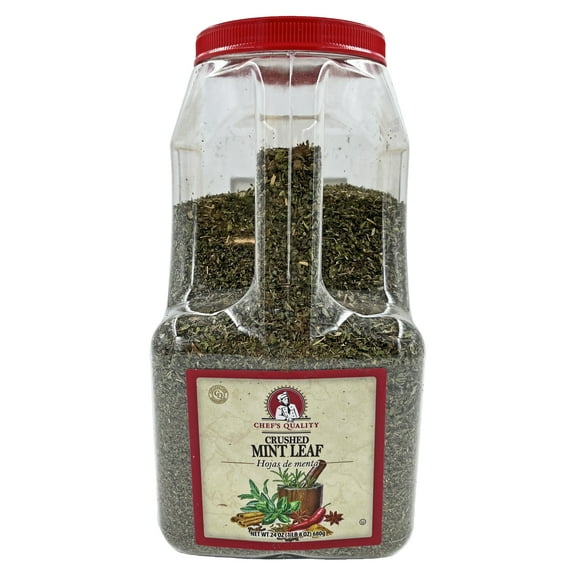 Chef's Quality Crushed Mint Leaf | Kosher | 1.5 lb