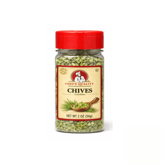 Chefs Quality Dried Chives Spice, 2 oz Jar