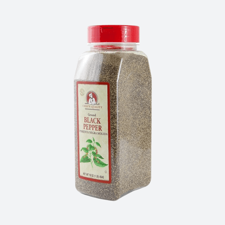 Chef's Quality Ground Black Pepper-1lb-Bold Flavor for Culinary Excellence