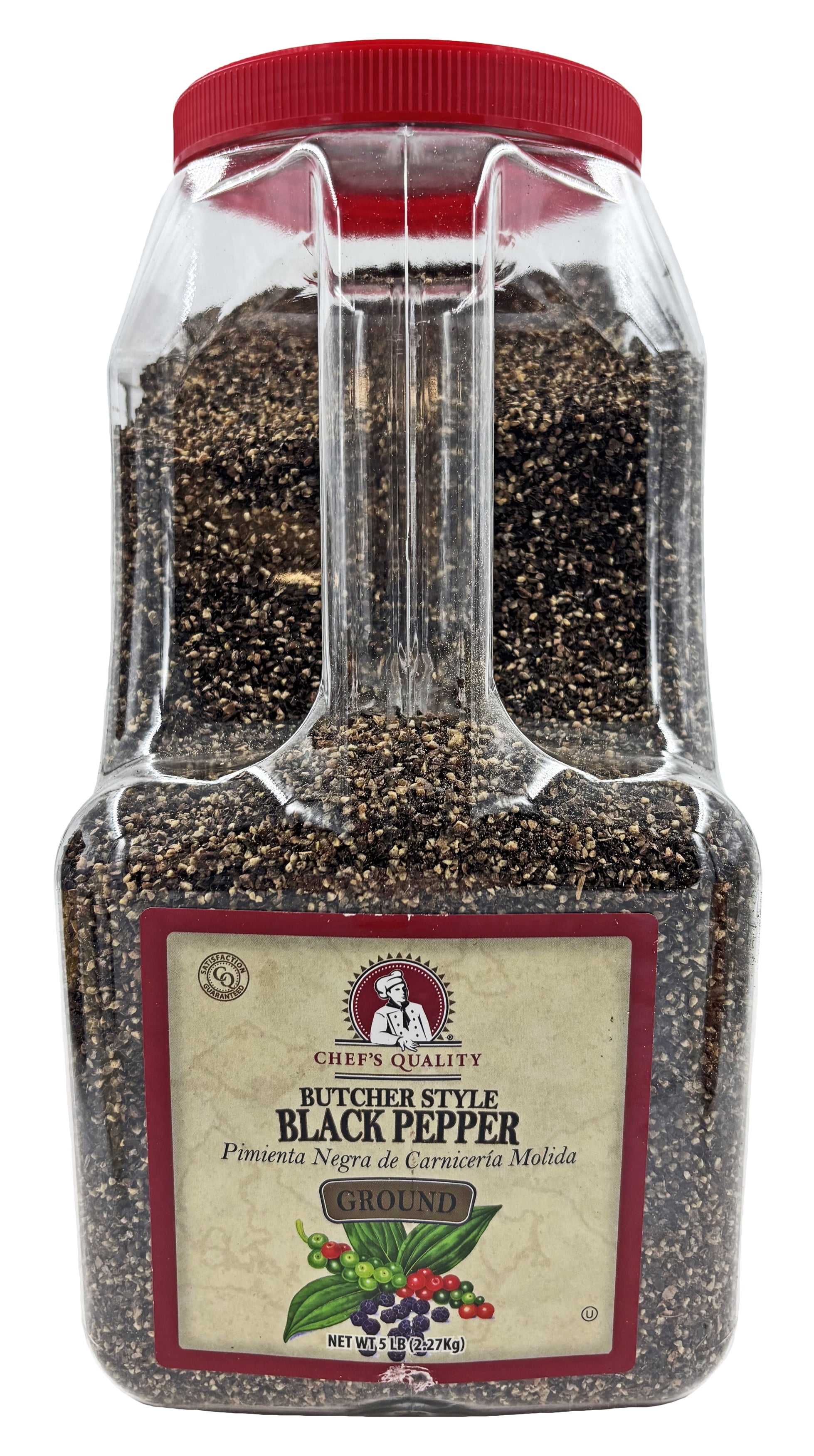 Chef's Quality Ground Butcher Style Black Pepper 5lb
