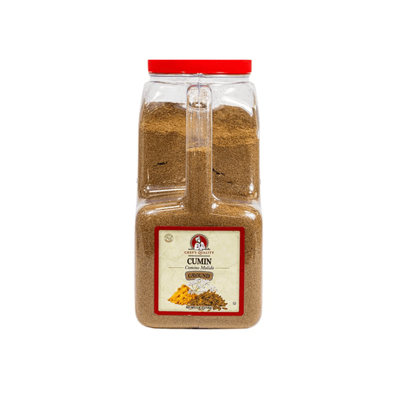 Chefs Quality Ground Cumin (Comino Molido), 5 lb (2.27 kg) Bulk Spice Container