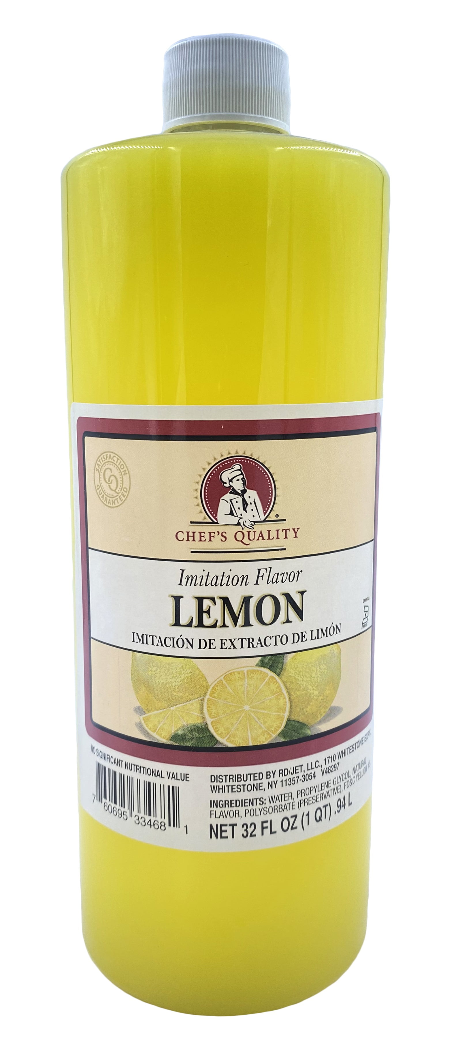 Chef's Quality Imitation Lemon Extract | Culinary Baking Cooking