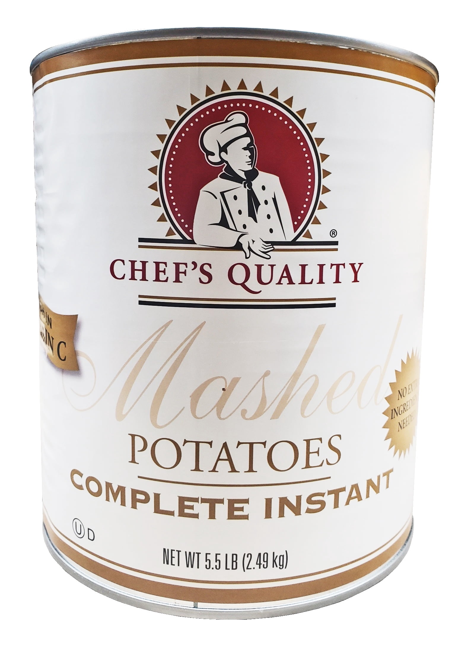 Chef's Quality Mashed Potatoes Complete Instant | Kosher | 5.5 Lb