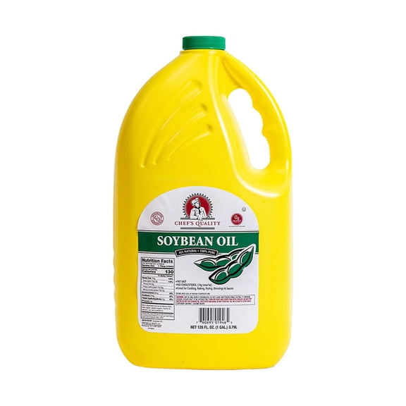 Chef's Quality Soybean Vegetable Oil 1 Gallon All-Purpose Cooking Oil