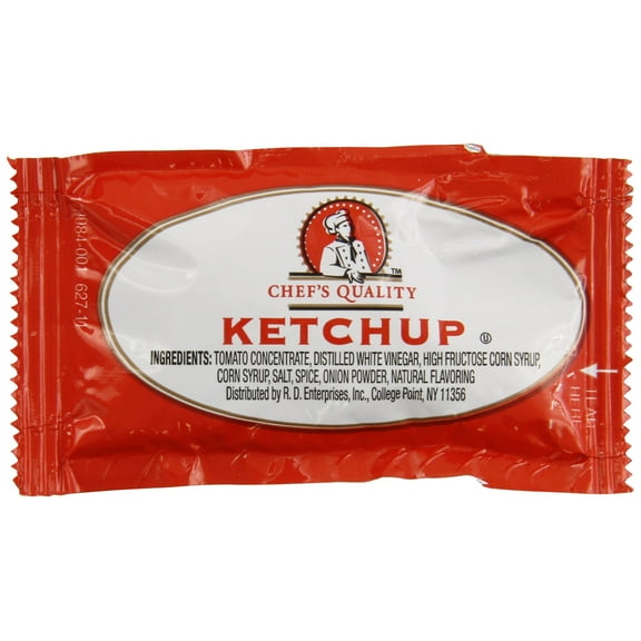 Chef's Quality Tomato Ketchup, 1000 Count