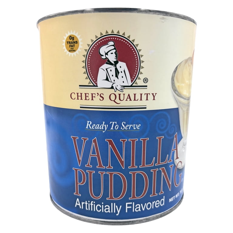 Chef's Quality, Vanilla Pudding, 7 lbs, Kosher Ready to Serve