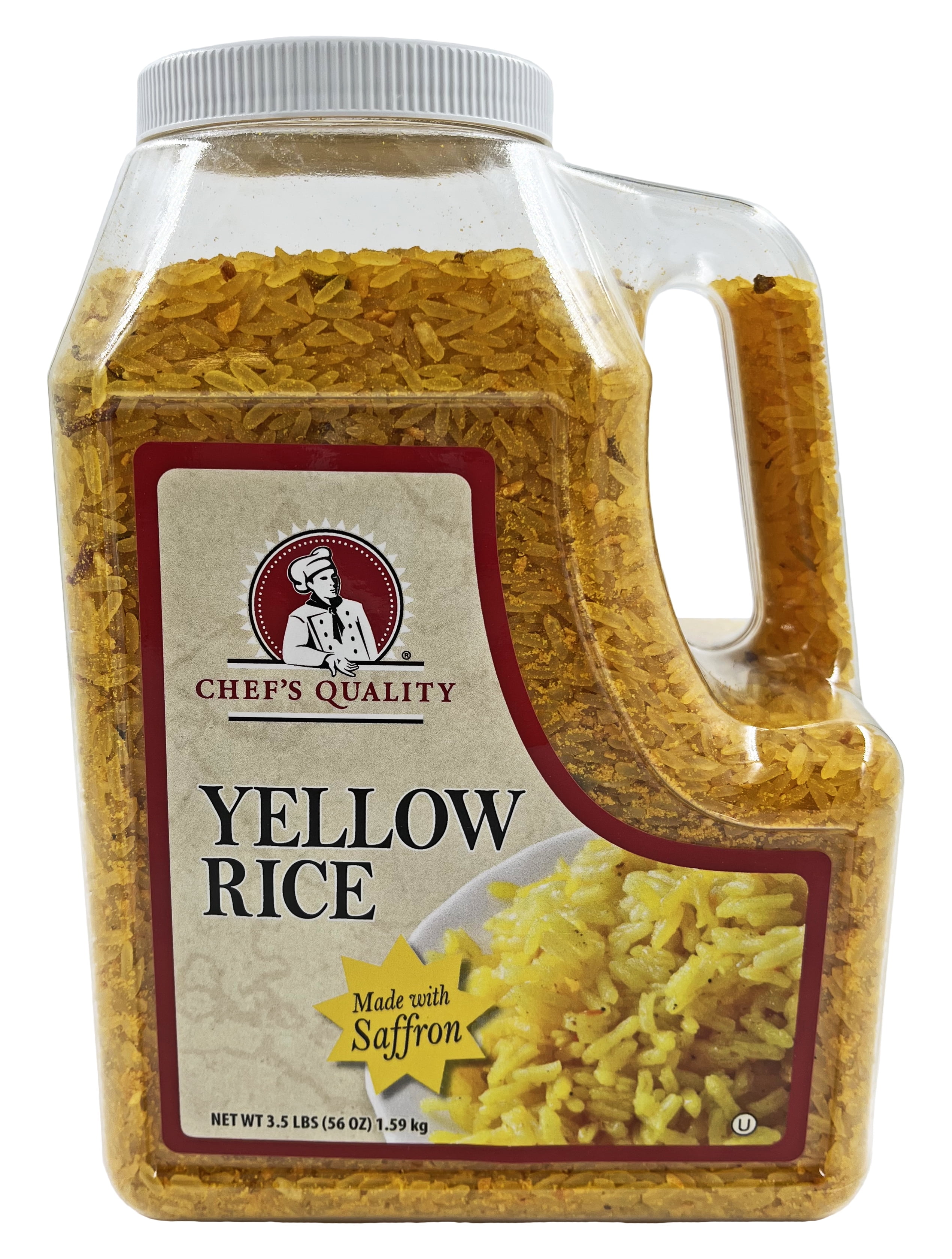 Chef's Quality Yellow Rice | Made with Saffron | Kosher | 3.5 lbs