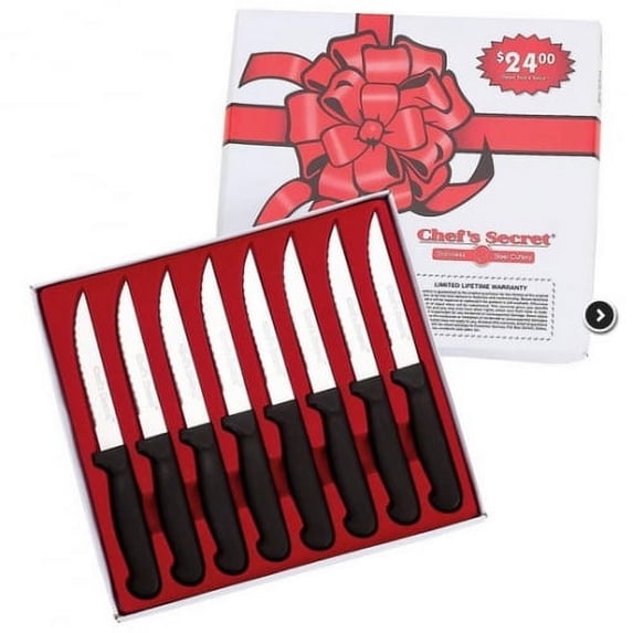 Chef's Secret 8Pc Steak Knife Set