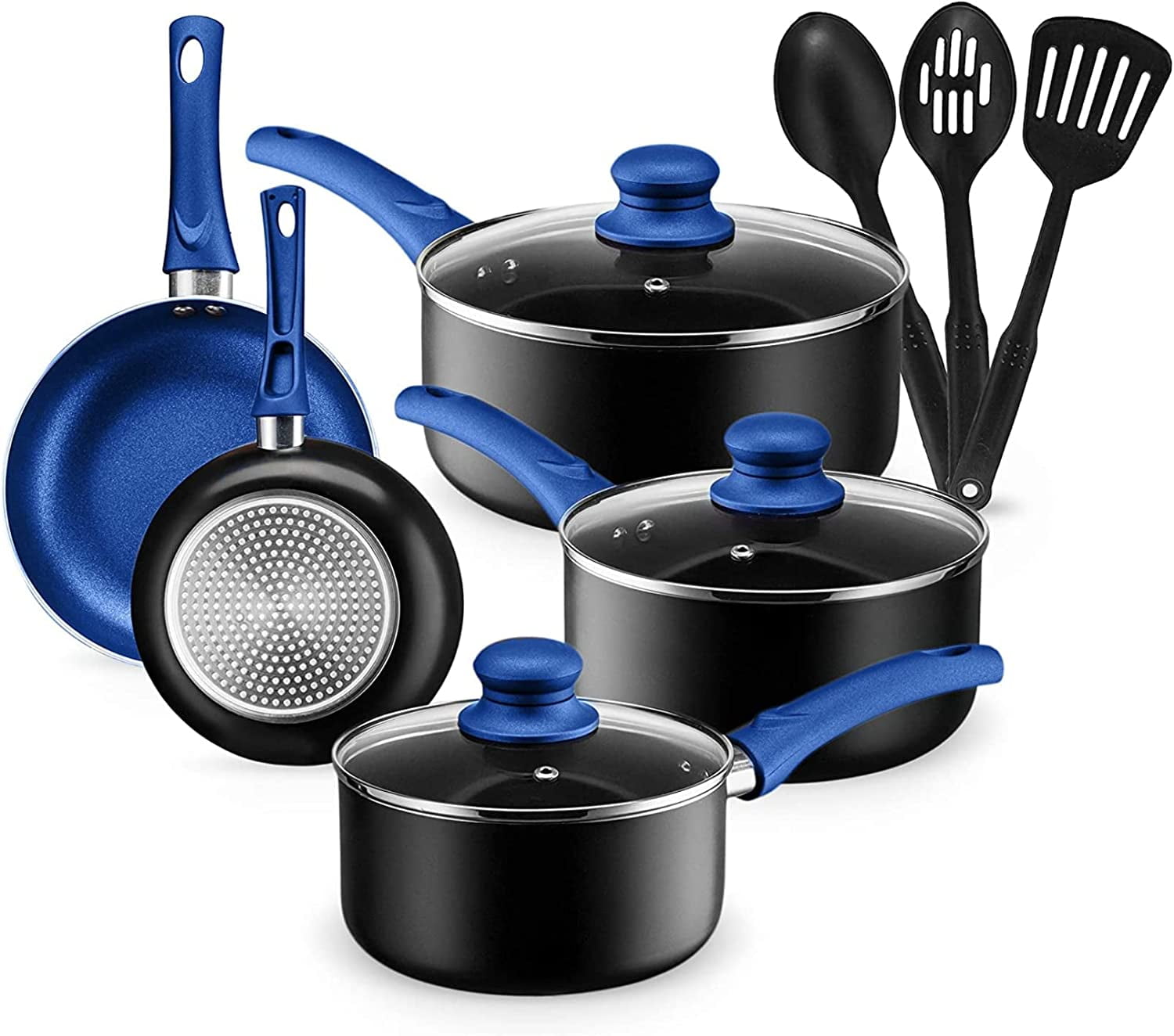 Chef's Star Pots And Pans Set Kitchen Cookware Sets Nonstick Aluminum