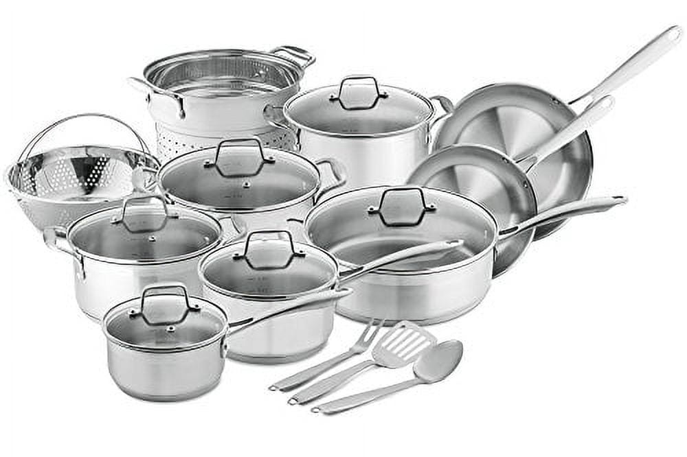 Chef's Star Nonstick Pots and Pans Set, Aluminum