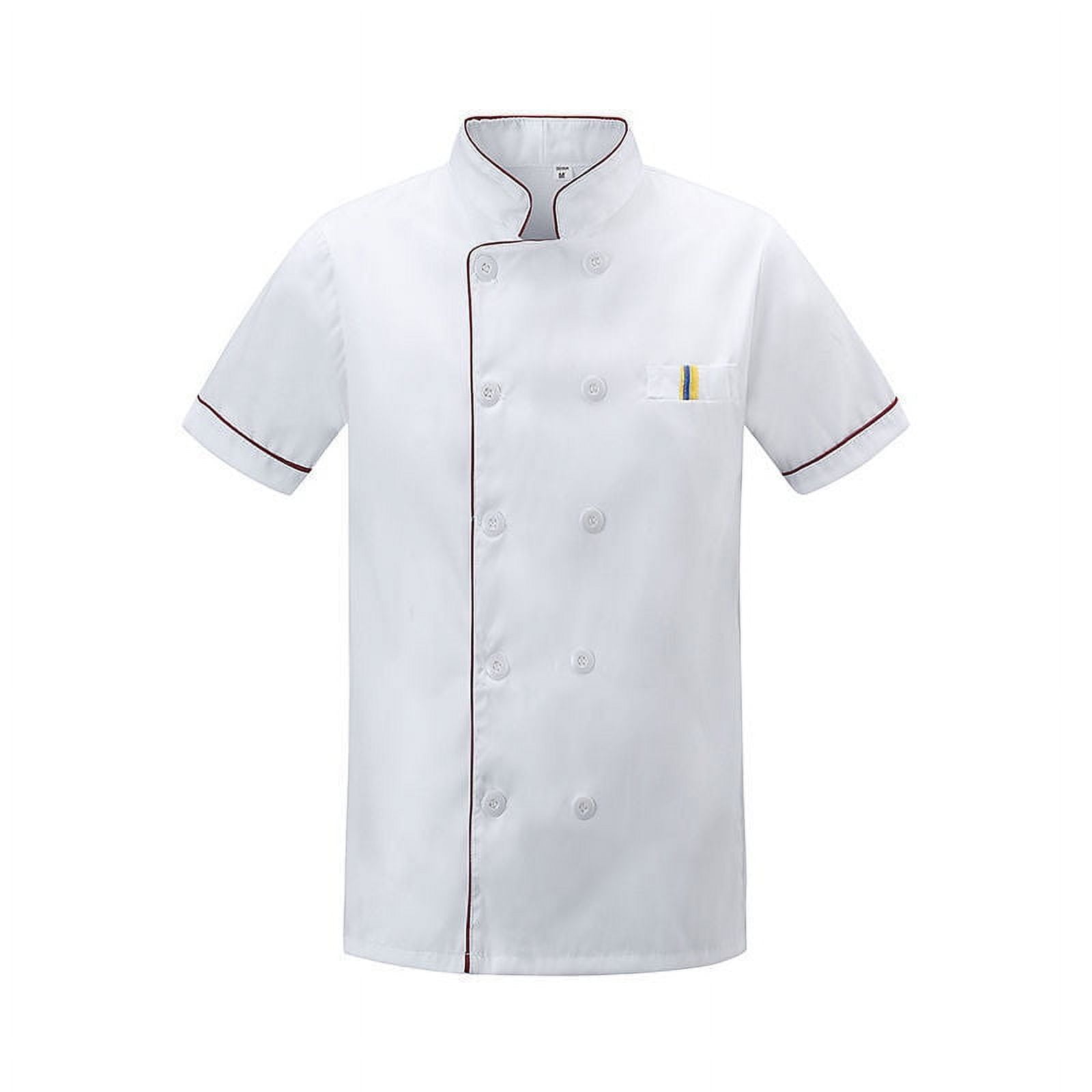 Chef‘s Work Clothes Men‘s Long Sleeve Chef‘s Clothes Back Kitchen Clothes Catering Restaurant