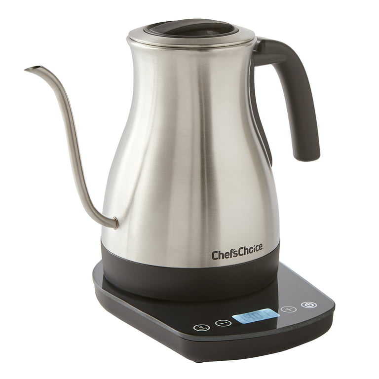 Our gooseneck electric water kettle features a gooseneck spout for