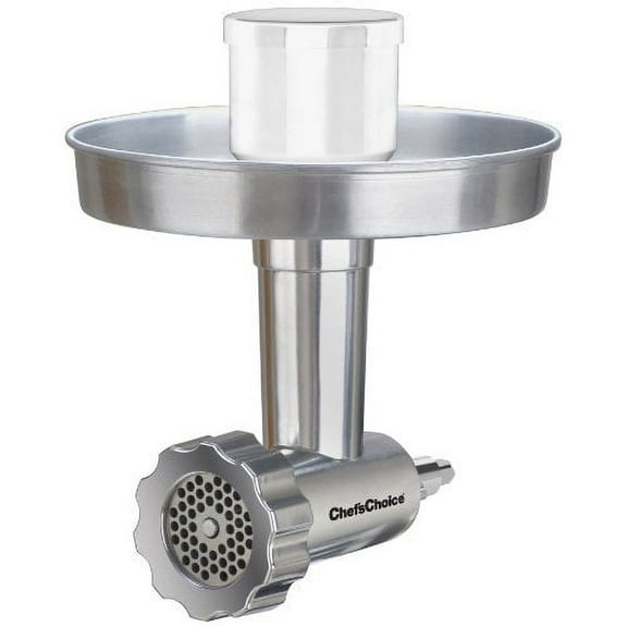 Chef'sChoice 7965000 Premium Food Grinder Attachment Designed to fit KitchenAid Stand Mixers, Silver