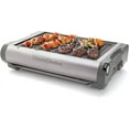 thumbnail image 1 of Chef'sChoice 878 Professional Indoor Electric Grill with Removable Nonstick Plate Stainless Steel Drip Tray and Features Adjustable Temperature Control, 1500-Watt, Gray (8780000), 1 of 6