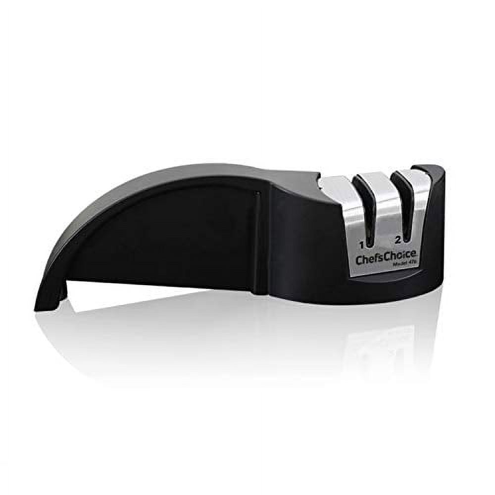 Chef'sChoice Manual Knife Sharpener with Diamond Abrasive Honing for