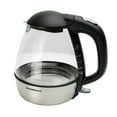 thumbnail image 1 of Chef'sChoice Model 680 Cordless Electric Glass Kettle, 1.5 Liter Capacity, in Stainless Steel/Matte Black (6800001), 1 of 8