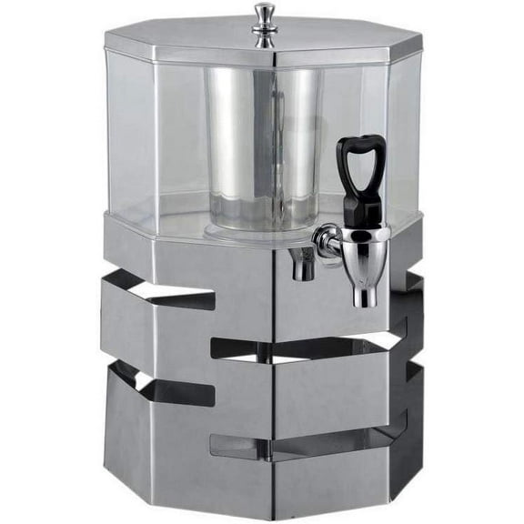 ChefMaid 1-Tier Juice/Cold-Drink Dispenser, Stainless Steel and Plastic