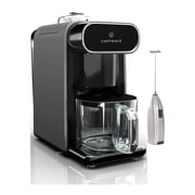 ChefWave Milkmade Non-Dairy Milk Maker Black/Silver with Handheld Milk Frother
