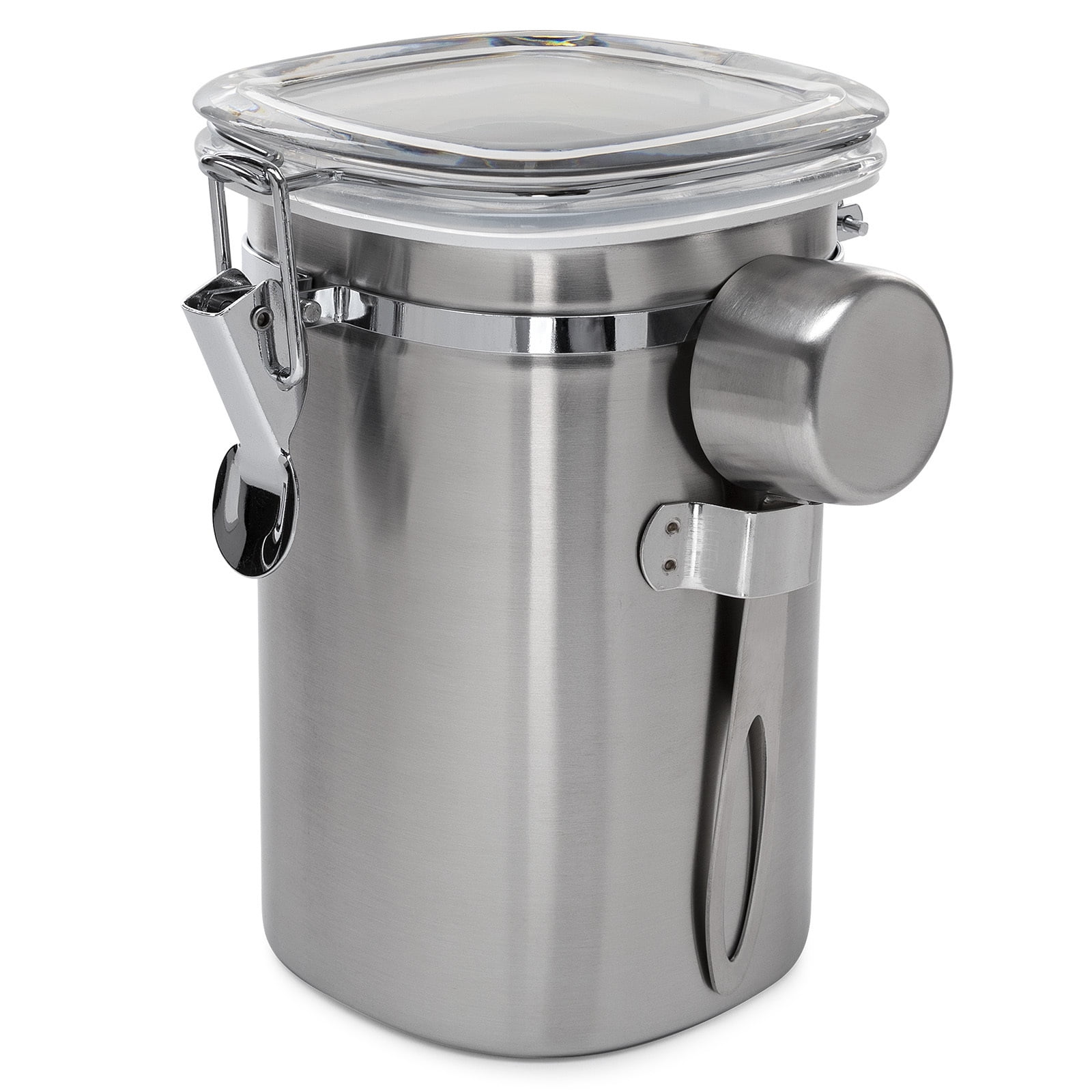 Canister Example ChefWave Stainless Steel Coffee Canister with Measuring Spoon Example ...